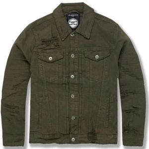 Jordan Craig Military Cargo Jacket in Olive - NWT